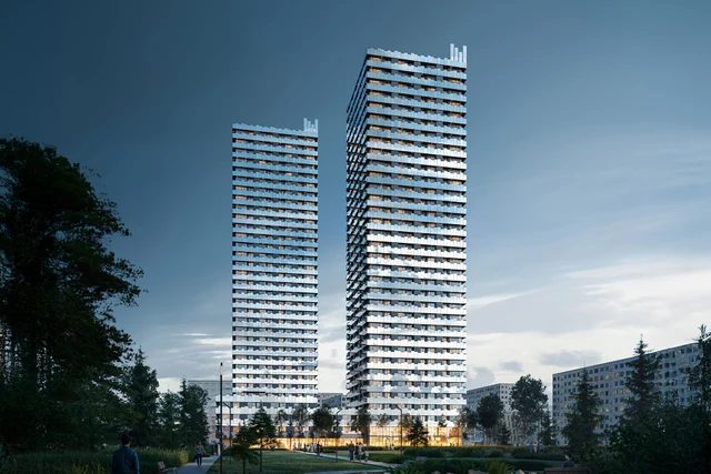 APEX Varketili, Tbilisi: architectural visualization