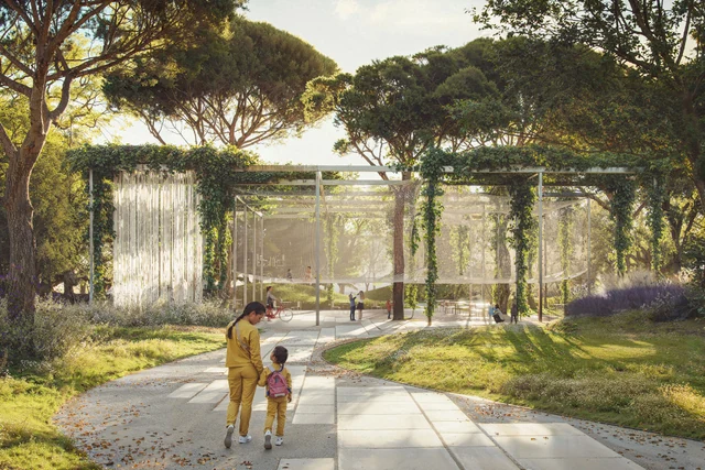 Batumi Park, Batumi: architectural visualization