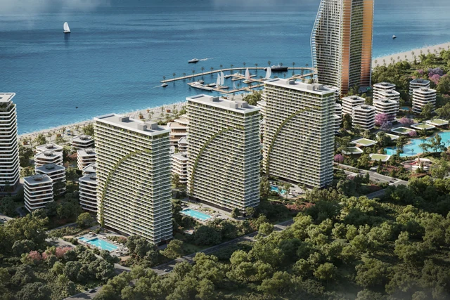 Petra Sea Resort, Black Sea coast: architectural visualization